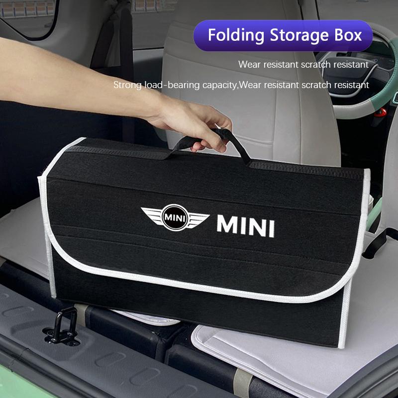 Caja de Almacenamiento de Tela de Fieltro para Coche Bolsa Grande de Clasificación de Herramientas Para MINI One Cooper JCW Countryman Clubman Cabrio Paceman Coupe WORKS