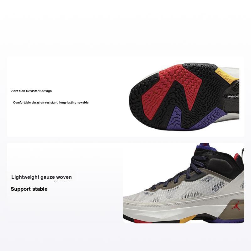 Детские кроссовки Air Jordan 37 GS Beyond Borders Cream Light-Bone Black DD7421-060 38.5