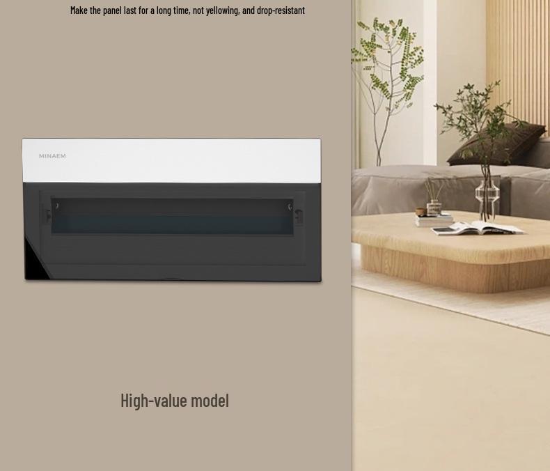 Monslang Surface-Mounted Indoor Distribution Box, 24-Position, High-Value Strong Current Control Box for Household Wiring.