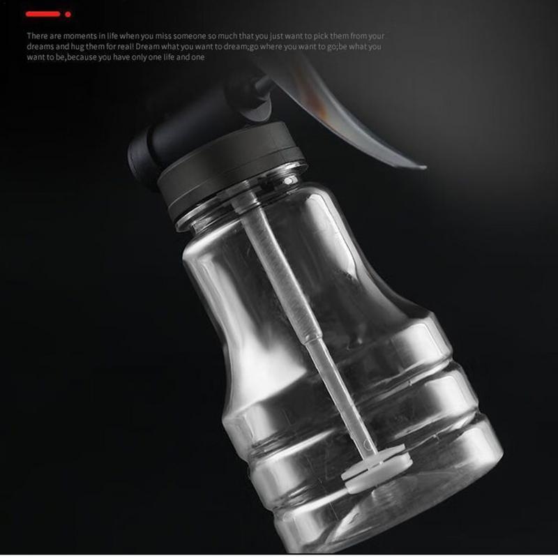 High Pressure Oiler Transparent Oiler Lubrication Oil Can Manual Oiling Bottle Transparent 250ml Oiler Oil Spray Can For Bikes