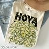 Hoya Polyneura Shirt, Inner Variegated Hoya Shirt, Gothic Botanical Houseplant Shirt, Garden Shirt, Variegated Plant Shirt, Plant Lover Gift