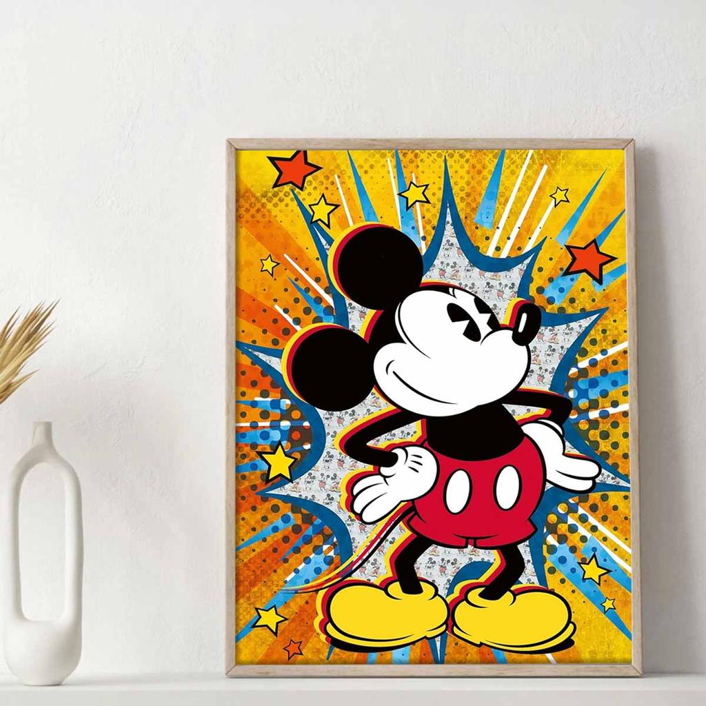 Full Round Diamond Painting Proud Mickey Art Rhinestone Picture Mosaic DIY 5D Cross Stitch Embroidery Home Decoration