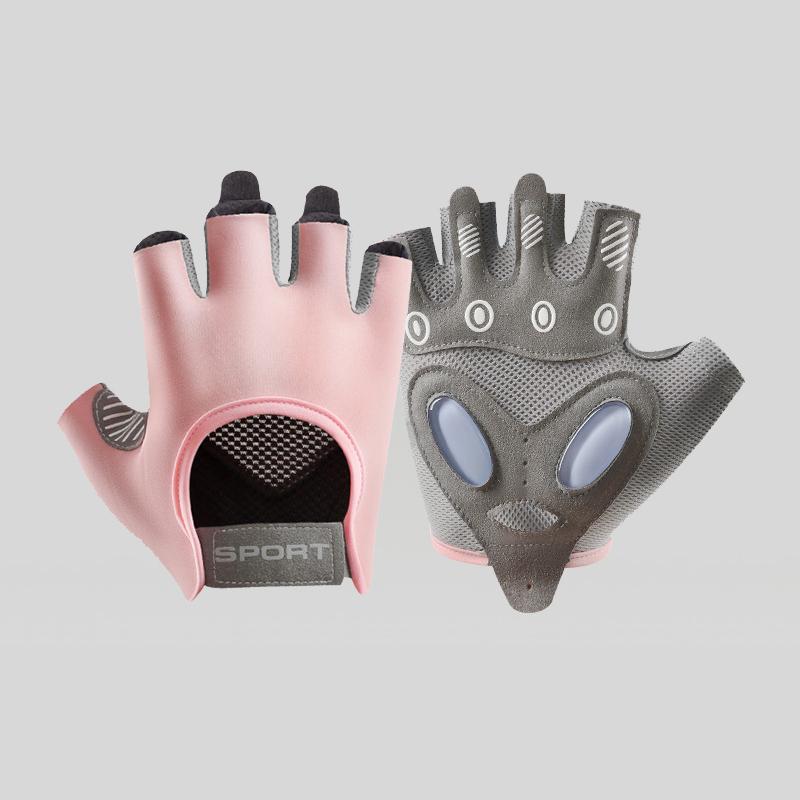 Wear Resistant Fitness Gloves Breathable Fingerless Gloves Cycling Half Finger Gloves Yoga Sports Mittens