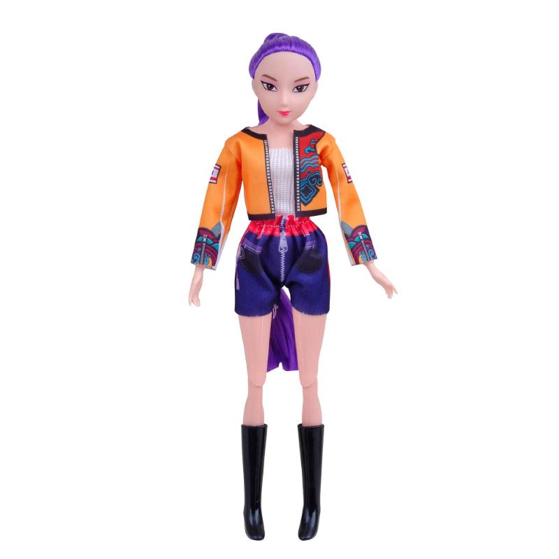 1Pcs Christmas Gift Decor Anime Kpop Demon Hunters Action Figures Rumi Mira Zoey Huntrix Kawaii Vinyl Toy Mask Figurine Doll