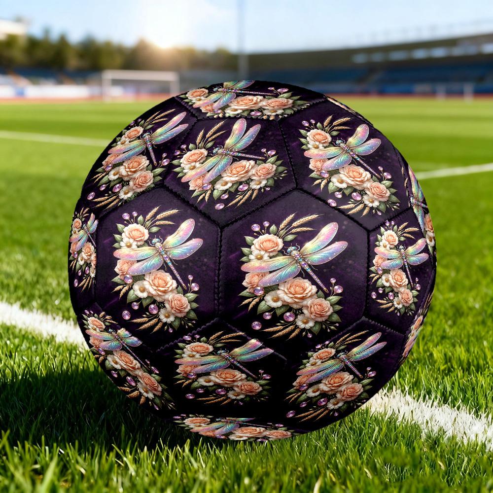 1pc Dragonfly Garden Size 5 Soccer Ball Professional Match Training Football Indoor &Outdoor Sports Ball Training Ball Lightweight Durable y82