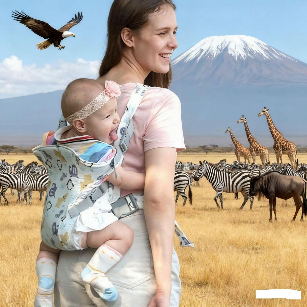 Multifunctional Baby Carrier & Front-Facing Waist Stool for Outings
