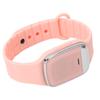 Ultrasonic Repellent Bracelet Portable Rechargeable Electronic Watch for Body Temperature Monitoring Pink