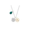 Lucky Four-Leaf Clover Pendant Necklace Women Necklace Platinum 5139471