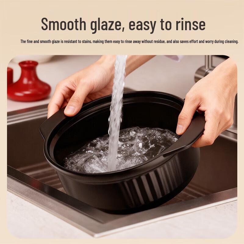 Durable Ceramic Casserole Pot