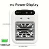 USB Desktop Fan Water Tank Mini Air Cooler Portable Personal Cooling Device 1800mAh Lithium Battery Low Voltage Operation Fan