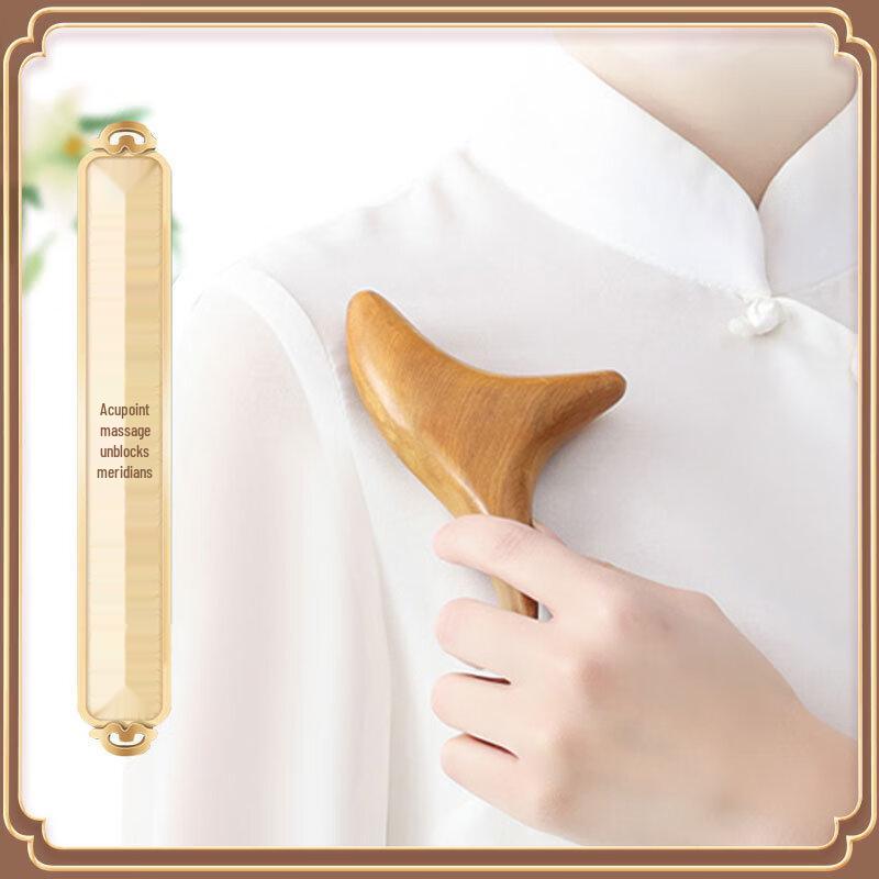 Yiming Wooden Triangle Acupoint Massager
