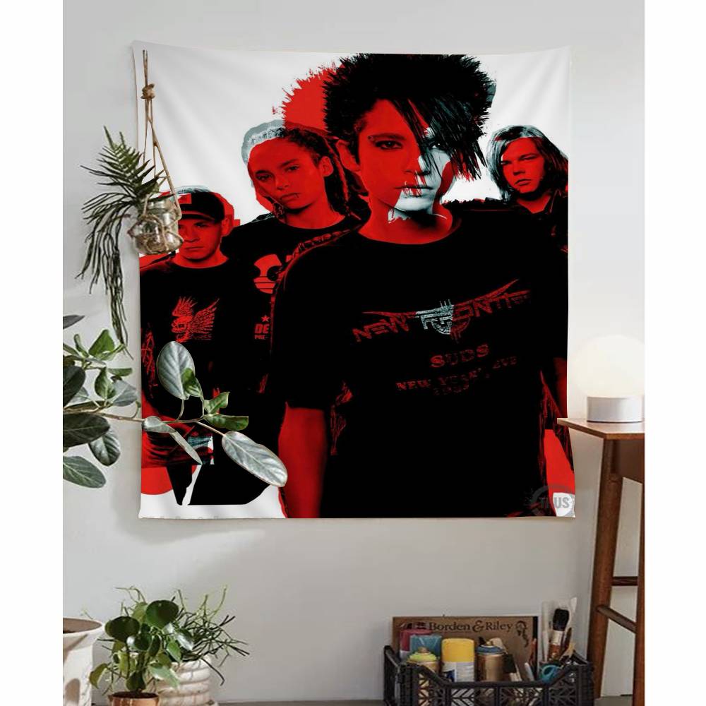 Tokyo Hotel Cartoon Tapestry Art Science Fiction Room Home Decor Wall Hanging Sheets
