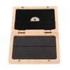 Saxophone Clarinet Reed Case Solid Wood 5 Reeds Holding Storing Box with HygrometerLog Color