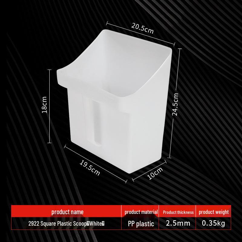 Multi-Purpose Plastic Handheld Dustpan, Scraper, Winnowing Basket, and Shovel with Handle