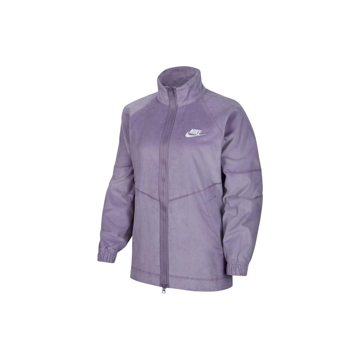 Nike Women s Corduroy Harrington Jacket Light Thistle DO2325-555 XS