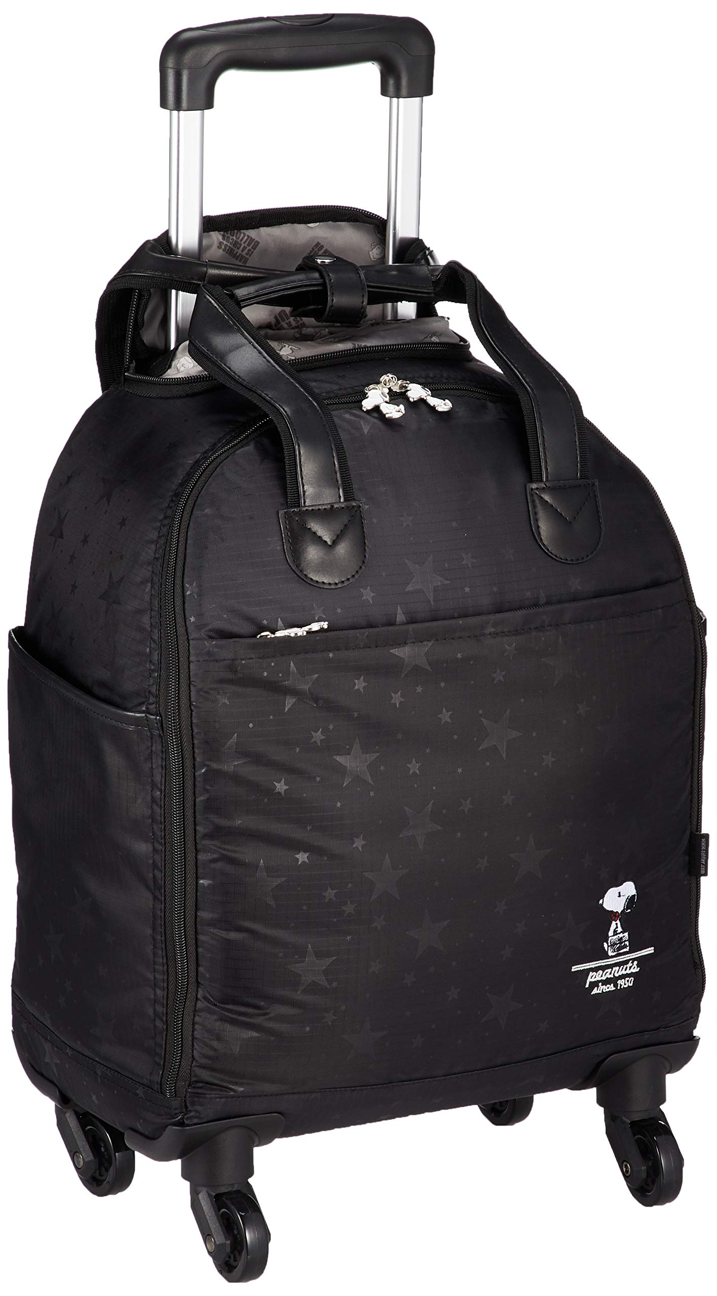 

Soft zipper suitcase in a variety of 23L 44 cm 2kg PN27 Star Black [Siffle] colors, carry-on possible,