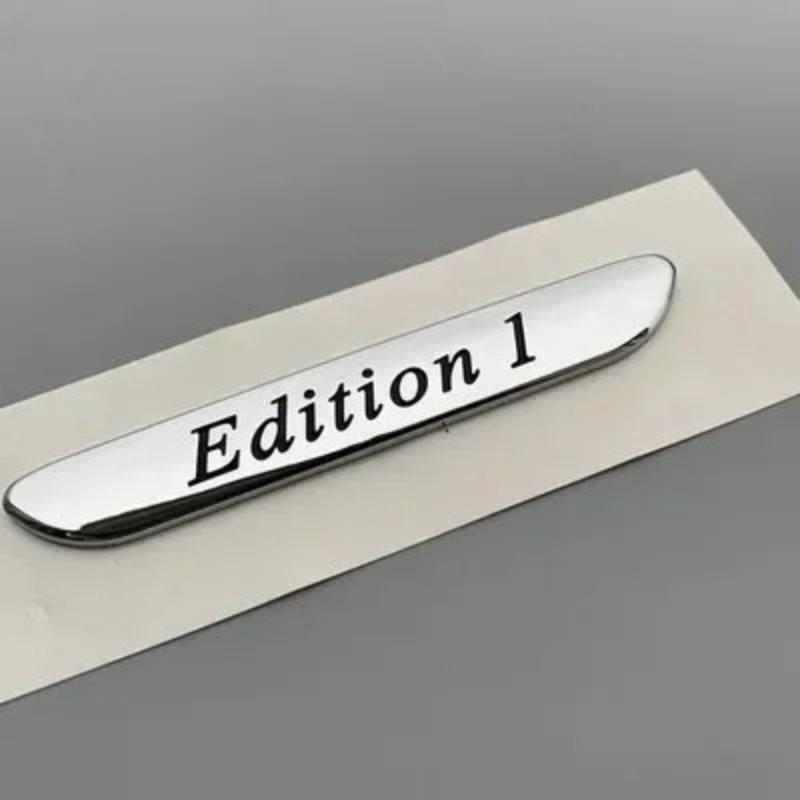 EDITION 1 Night Edition C300 C200L GLA CLA Chrome Silver black Badge Car Styling Logo stickers Emblem