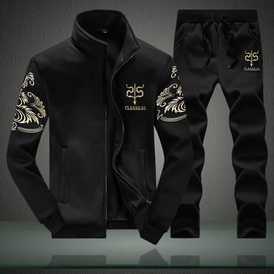 Men Set Fashion Sporting Suit Sweatshirt +Sweatpants Male Tracksuit Sets
