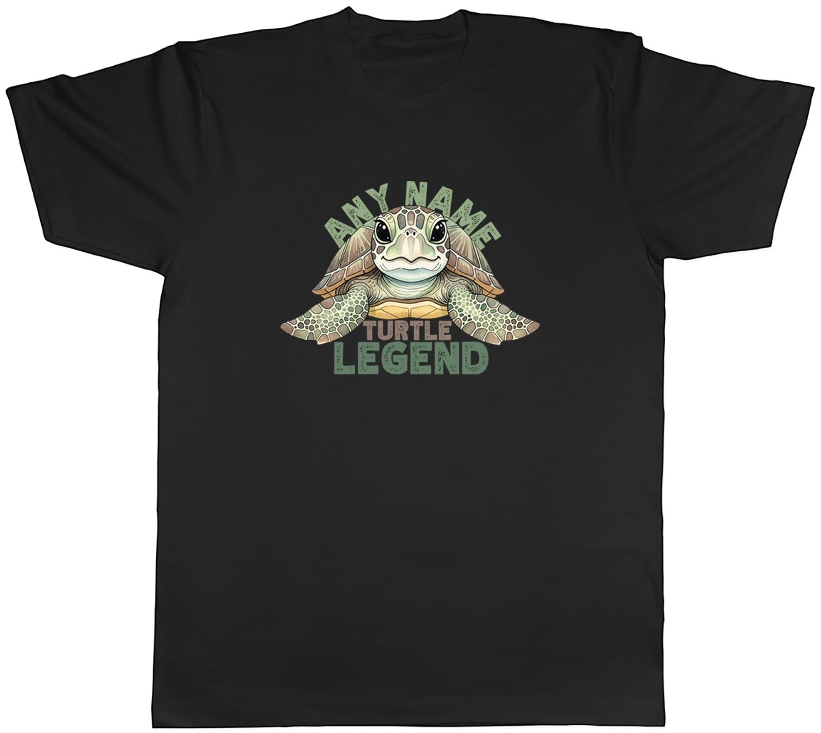 Personalised Any Name Turtle Legend Mens T-Shirt Tee Gift Top XXXL