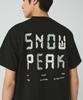 Snow Peak Jikaro Firering Table Short and Size M T-Shirt TS-25AU004, Sleeve, Men's Women's, Black,