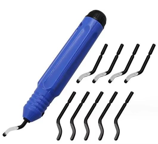 

Ручной инструмент для снятия заусенцев, триммер для кромок, скребок, инструмент для обрезки кромок, профессиональный для удаления отходов кромок королевский синий