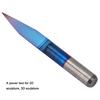 10pcs 3.175 Premium Quality Tungsten Steel PCB Engraving Bit CNC Router Tool (20 degrees *0.2)