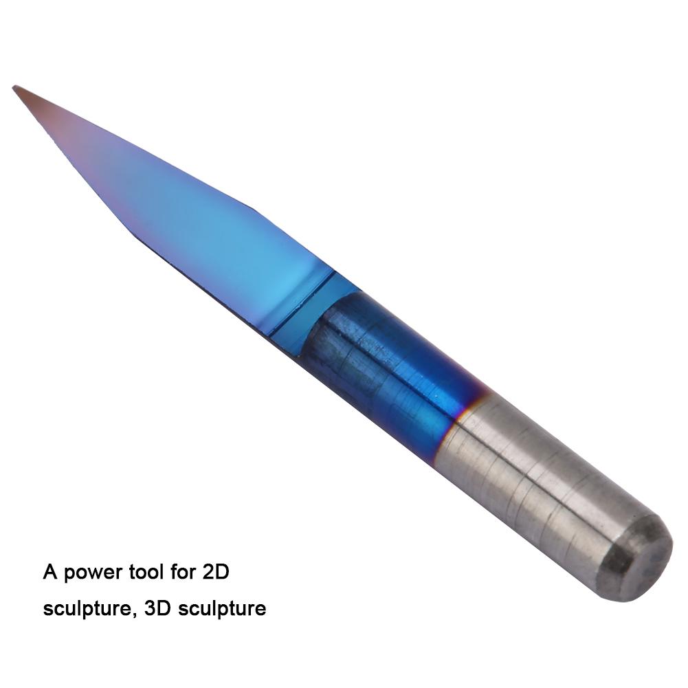 10pcs 3.175 Premium Quality Tungsten Steel PCB Engraving Bit CNC Router Tool (20 Degrees *0.2)