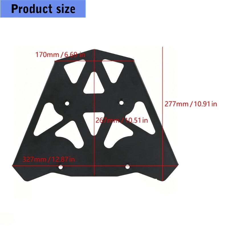 Heavy Duty Motorcycle Rear Rack with 10Kg Load Capacity & Universal Luggage Mounting Fit for 450MT And 450
