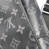 [Pre-Owned] District Mm Monogram Canvas Leather Commuter Briefcase Laptop Bag - Good #JS6989