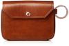 ASSOB Oiled Antique Short Folding Coin Purse Wallet, Camel, Wallet,