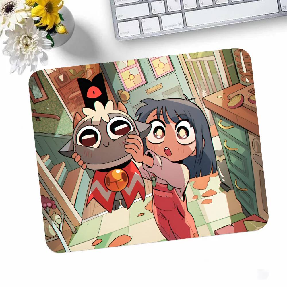 Cult Of The Lamb Gaming Mousepad Small LockEdge Mouse Pad For Gamers Computer Desk Pad Rectangular Anti-slip Rubber