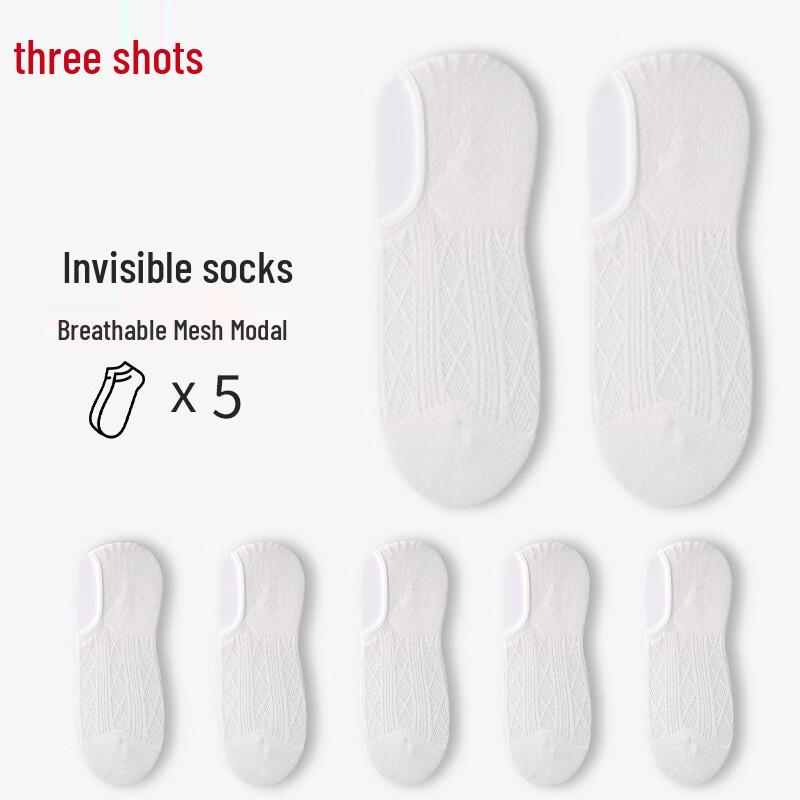 ThreeGun Women s Modal Anti-Odor No-Show Socks One Size