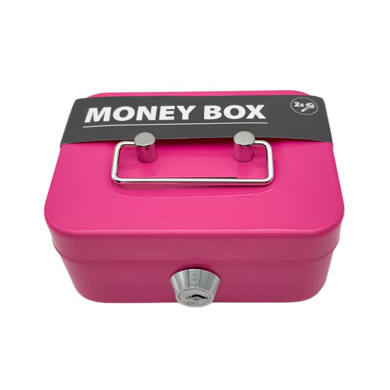 Cross-border Creative Handheld Piggy Bank with Key, Storage Coin Box