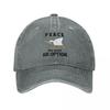 Peace Was Never An Option Cute Baseball Caps Classic Distressed Denim Washed Cartoon Ducks Snapback Hat Unisex Running Golf Hat