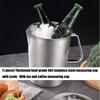 Multi Capacity Nonrust Steel Milk Frothing Pitcher Leak Proof Lid Ergonomic Handle Dishwasher Safe Coffee Brewing Tool