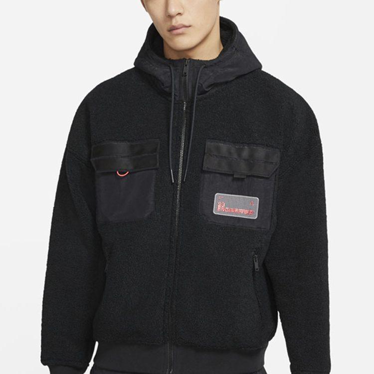 Jordan Jackets Men's Black Hooded Moderate Other CT3555-010