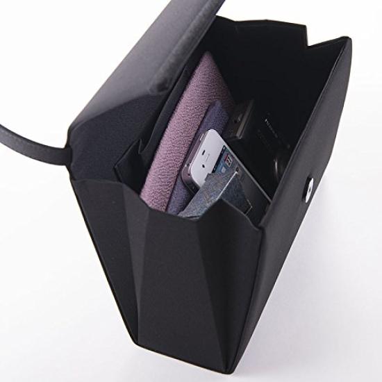 Aurora 3-teiliges Set aus schwarzen formellen Taschen und Tüchern, Hergestellt in Japan, Perfekt für Hochzeiten, Beerdigungen, Aufnahmefeiern, Abschlussfeiern und Beileidsbekundungen