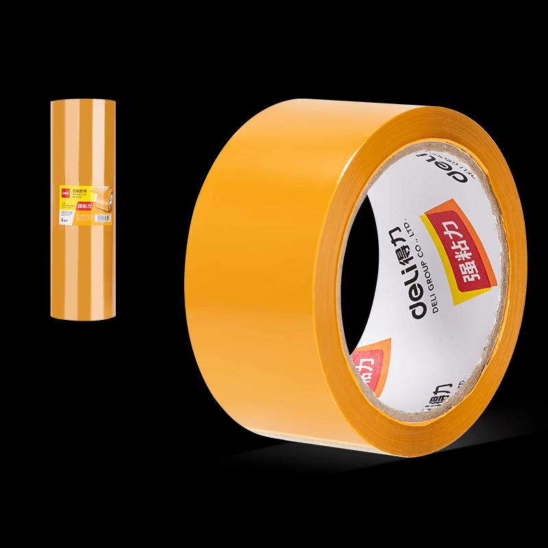 Deli Beige Packaging Sealing Tape, 60mm x 100y