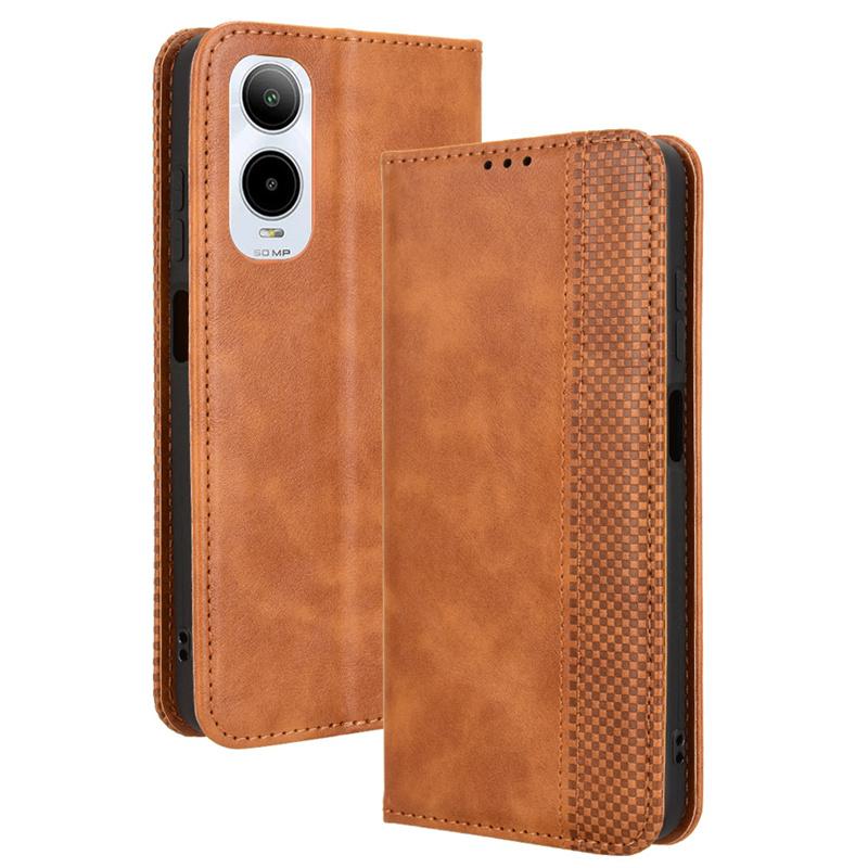 For Cricket Icon 6 Flip Leather Case Skin Magnetic Adsorption Wallet Holder Case For Cricket Icon 6 Phone Bags