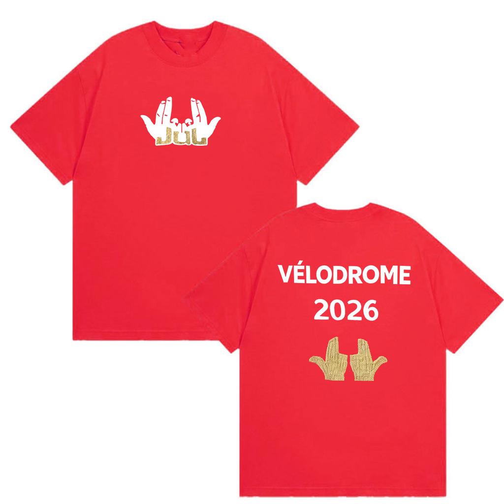 Jul Velodrome 2026 Print Shirts Unisex Unisex Summer High Quality Oversized Cotton Y2K Tshirt Harajuku Clothing Fashion ONeck Tops