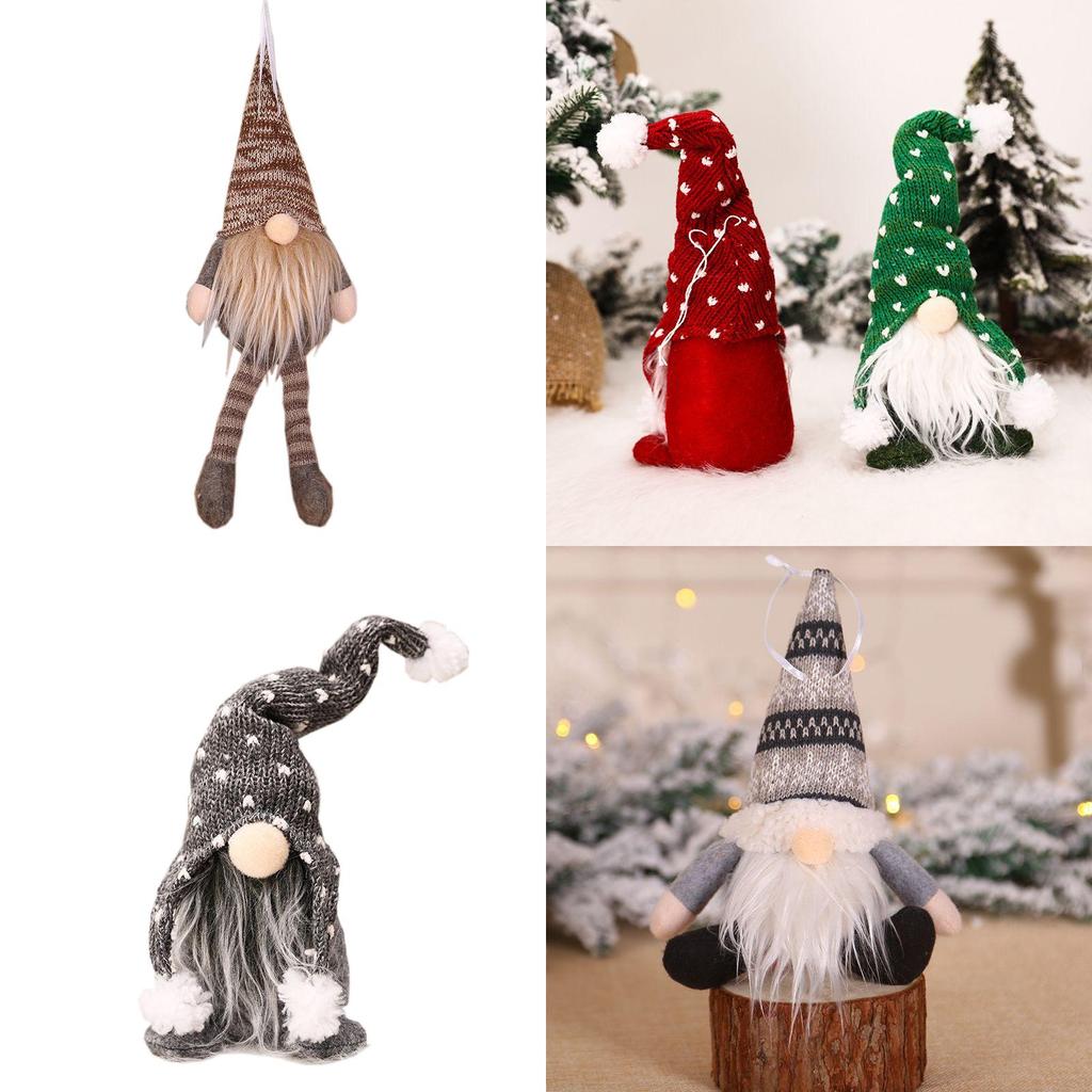 Festive Christmas Gnome Plush Santa Doll For Joyful Holiday Decorations