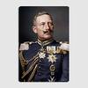 Kaiser Wilhelm Ii 1908 Colorized Metal Plaque Garage Club Wall Plaque Club Home Funny Tin Sign Poster