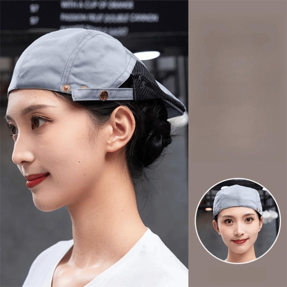 Breathable Beret Hat Comfortable Male Chef Hat High Quality Mesh Hat  Unisex