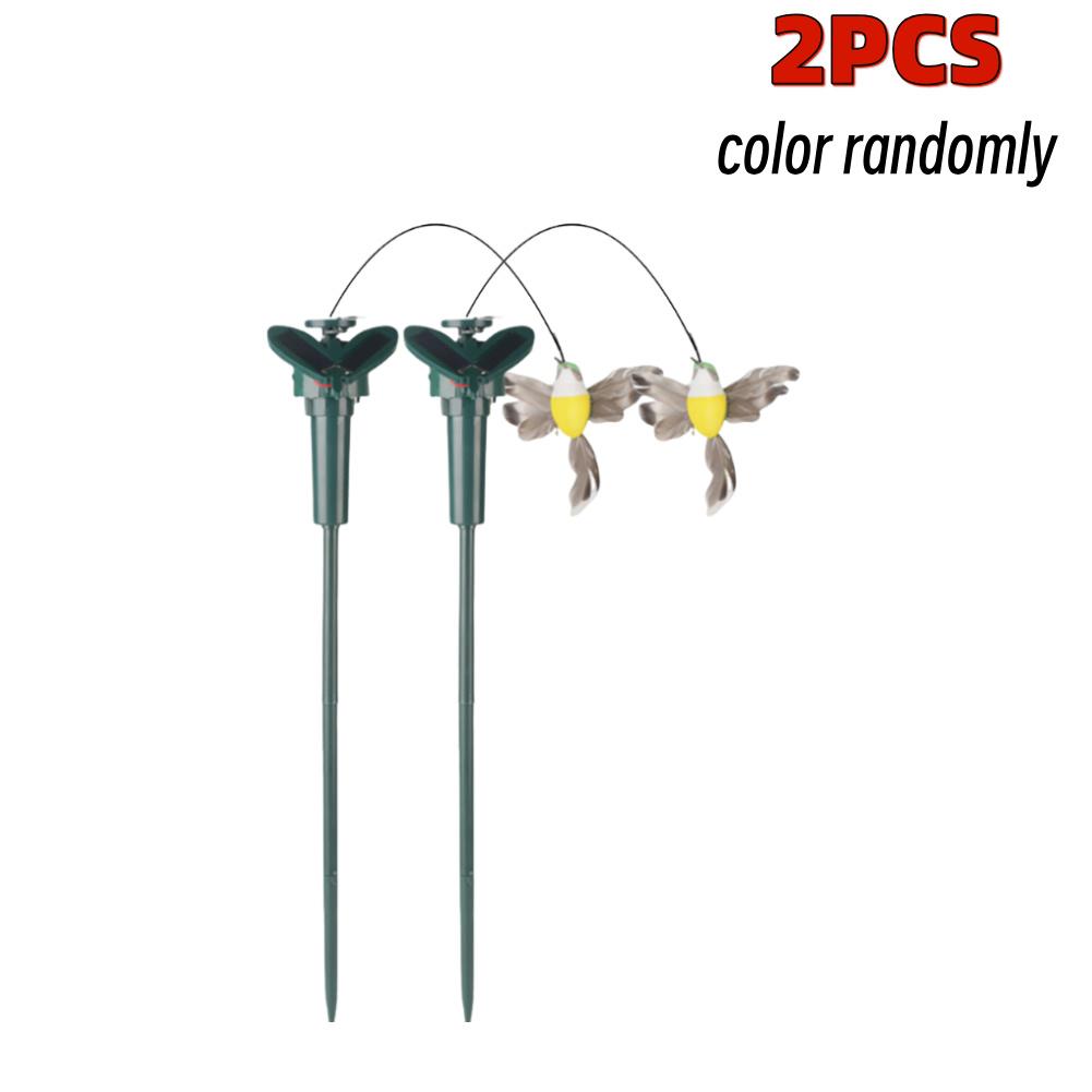 1-3PCS Solar Garden Butterfly Solar Flying Butterflies Solar Powered Flying Wobble Butterfly Bird Garden Stake Home Decor
