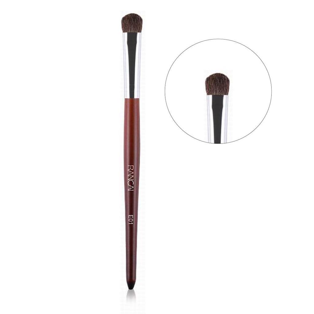 Tragbarer reiner Pferdehaar Lidschatten Verblenderpinsel - Große weiche Borste für Augen-Make-up