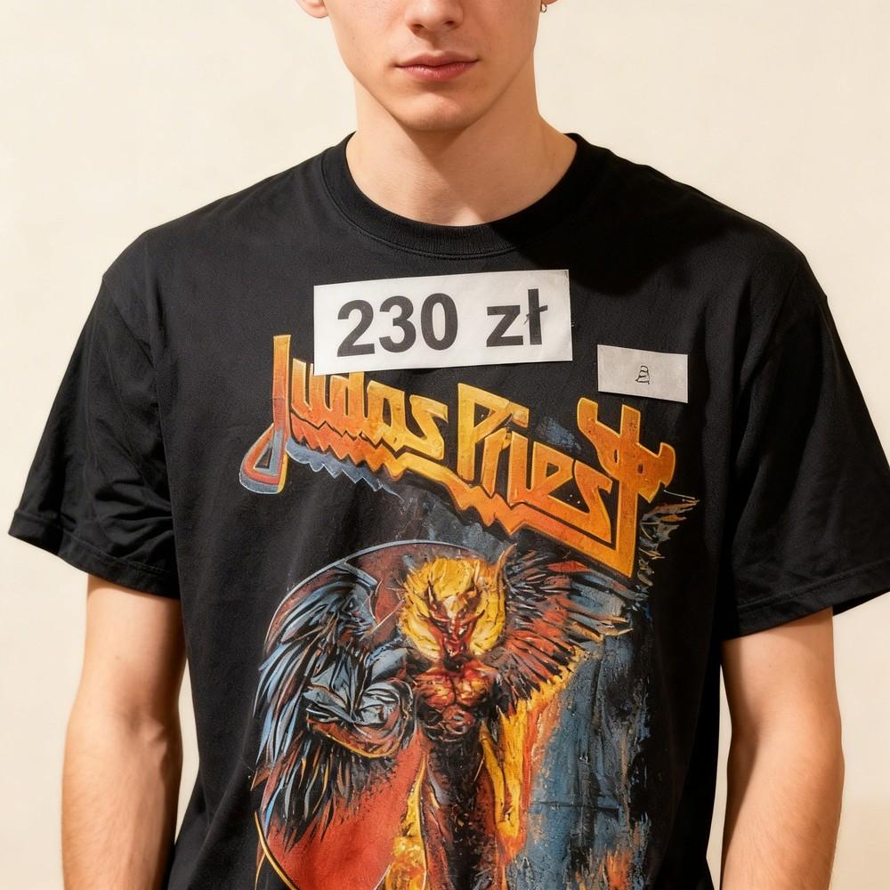 

nNEWJudas Priest Merch Shield of Pain Tour 2025 reprint TShirt Unisex T-Shirt S