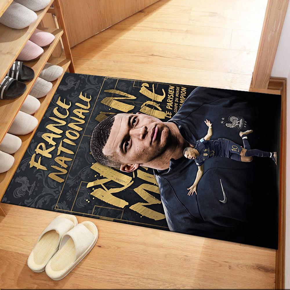 Mbappe 257 Area Rug Perfect for Foyer Decorate room Living Rooms Balcony Antislip Carpet Decorate Offices Perfect Birthday/Christmas Gift Idea