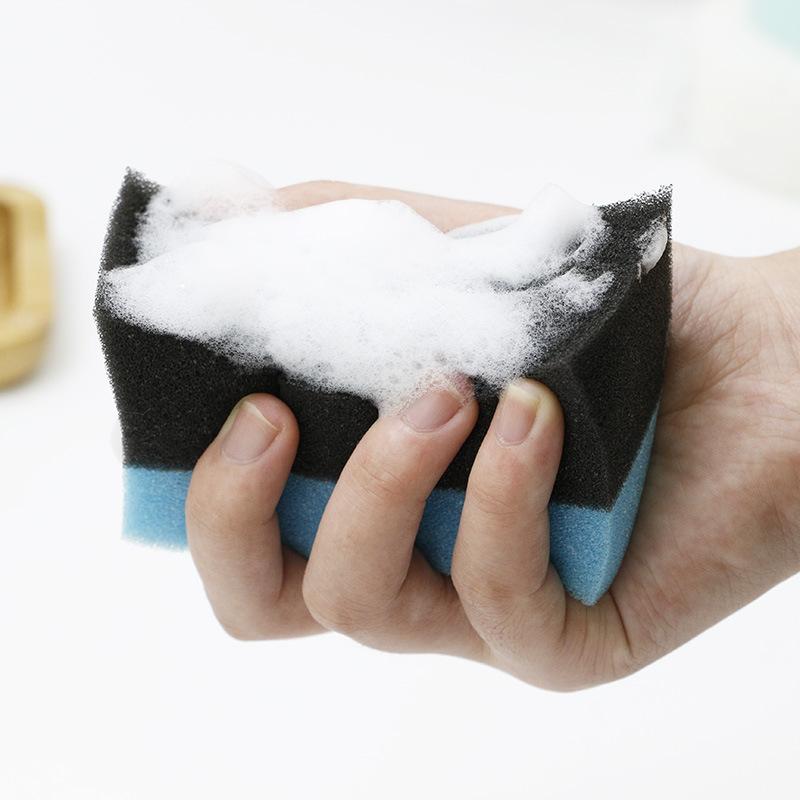 2Pcs Car Wheel Polishing Waxing Sponge Brush Car Tire Cleaning Brush Sponge Pad Tyre Water Suction Cleaner Auto Wash Accessories