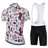 Men's Sportswear MTB Cycling Bib Shorts Kit Bike Clothes Summer Breathable Bicycle Clothing Maillot Summer Breathable Cycling Suit Set