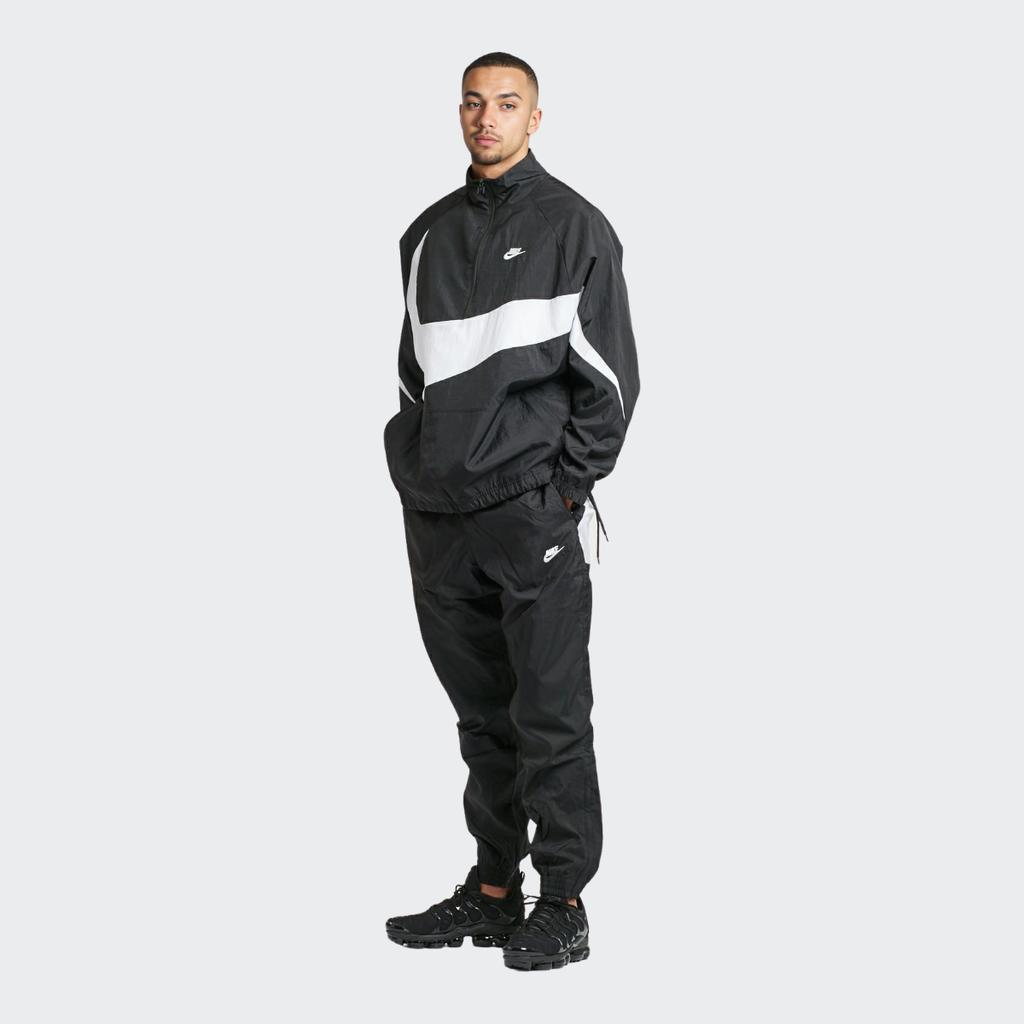 Nike Swoosh Woven Pants, European Limited Edition Men Bottoms Black AJ2300-010